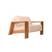 Poltrona Bon Estofada Brao Madeira Design Rodrigo Delazzeri